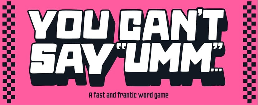 Big Potato You Can't Say UMM: A Party Game for Family and Adults, Fast-Paced Family Word Game, Must Have for Game Night, Bonus Content Included