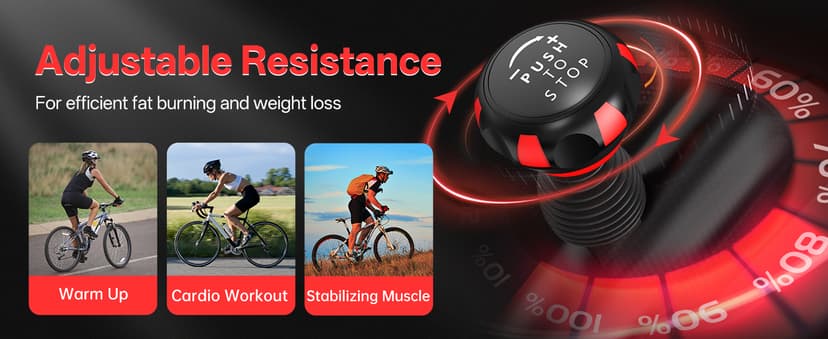 JOROTO Exercise Bike, Magnetic Stationary Bikes for Home with 40LBS Flywheel, App Supported Indoor Bike with 350LBS Weight Capacity, Low Noise,Digital Monitor,Bottle and Tablet Holder