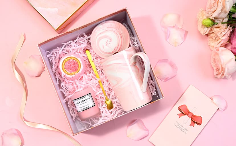 Gift for Women, Gift Baskets for Women, Gift Sets Contains 6 Gifts in Total, Fun Gifts for Her, Friends, Colleagues, Wife, Mom, Daughter, Sister, Aunt