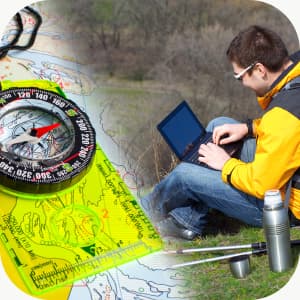 TurnOnSport Orienteering Compass - Advanced Scout Compass for Hiking, Camping, and Backpacking - Best Survival Gifts for Kids