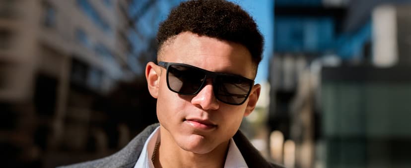 ZENOTTIC Polarized Sunglasses for Men Lightweight TR90 Frame UV400 Protection Square Sun Glasses