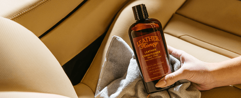 Leather Honey Leather Conditioner, Since 1968. for All Leather Items Including Auto, Furniture, Shoes, Purses and Tack. Non-Toxic and Made in The USA / 8 Fl Oz (Pack of 1)