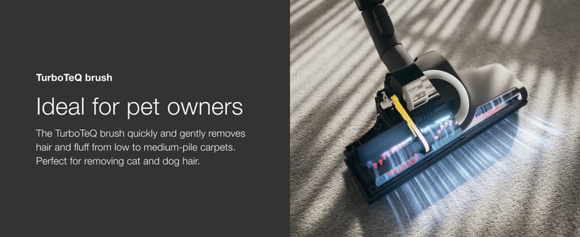 Miele Classic C1 Turbo Team Bagged Canister Vacuum, Tech Blue - Portable, Household