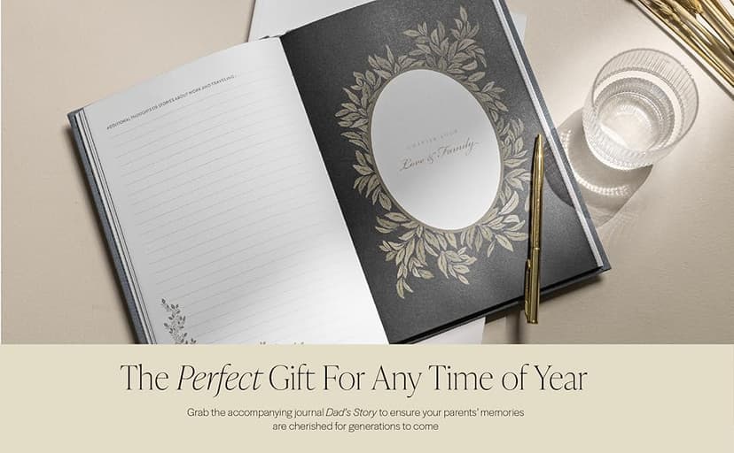 Dad's Story Journal (Linen Hardcover): A Memory and Keepsake Journal for My Family (Heirloom Story Books and Guided Journals)