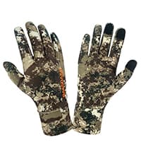 BASSDASH Men’s Insulated Mittens Winter Camo Hunting Gloves Water Resistant for Cold Weather Outdoor Activities HG04M