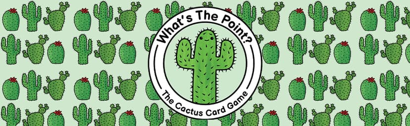 What's The Point? The Cactus Card Game - A Fun and Strategic Game for Families, Perfect for Family Play Night, Easy to Learn, Portable for Travel, and Ideal for Players of All Ages