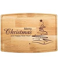 Personalized Christmas Gifts for Women, Customized Gifts for Mom – Custom Cutting Board for Mom or Grandma, Birthday, Christmas Gift Idea from Son, Daughter, Grandkids