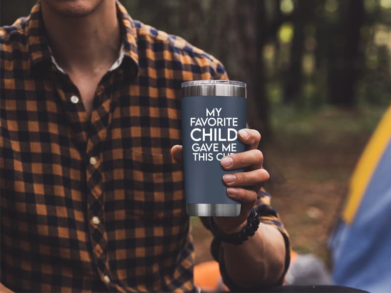 NewEleven Fathers Day Gift For Dad - Birthday Gifts For Dad From Daughter, Son, Kids - Husband Gift - Birthday Present Ideas For Father, New Papa, Bonus Father From Daughter, Son - 20 Oz Tumbler