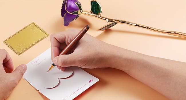 Handpicked real rose dipped in 24K gold; a one-of-a-kind keepsake for women on Valentine’s Day, Mother’s Day & anniversaries 24K Gold Dipped Real Rose, Forever Flower, Purple B0F93N2SKX