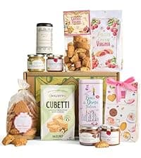 Mercato di Bellina Meat and Cheese Gift Box - Italian Charcuterie Gift Basket With Salami, Cheese, Olives, Crackers, Made in Italy for Holiday, Father's Day, Birthdays, Housewarming, Thank You
