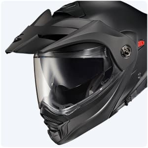 ScorpionEXO AT960 Modular Adventure Street Motorcycle Helmet with Bluetooth Ready Speaker Pockets DOT ECE Approved Topographic (Sand Large)