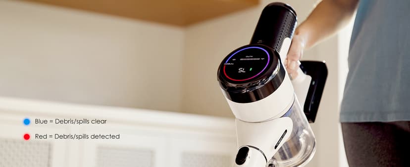 Tineco Pure ONE S15 Essentials Cordless Vacuum Cleaner, Stick Vacuum Rechargeable with Anti-Tangle Brush, LED Headlights for Hard Floor, Pet Hair & Home Cleaning