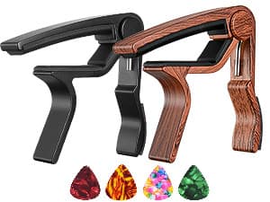 Guitar Tuner Clip On Ukulele Tuner 1 Pack for Guitar Bass Ukulele Violin banjo Tuner