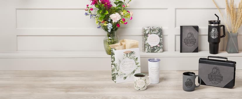 Christian Art Gifts Set of Four Rustic Stoneware Coffee/Tea Mugs w/Bible Verses Sage Green, Ivory, Paprika Red, Pumpkin Orange Inspirational Coffee/Tea Cup for Men and Women