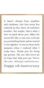 Anniversary Card & Gifts for Men, Women, Husband, Wife, Couple, Him, Her, Boyfriend or Girlfriend, Happy Wedding Anniversary Card & Gifts for Wife or Husband