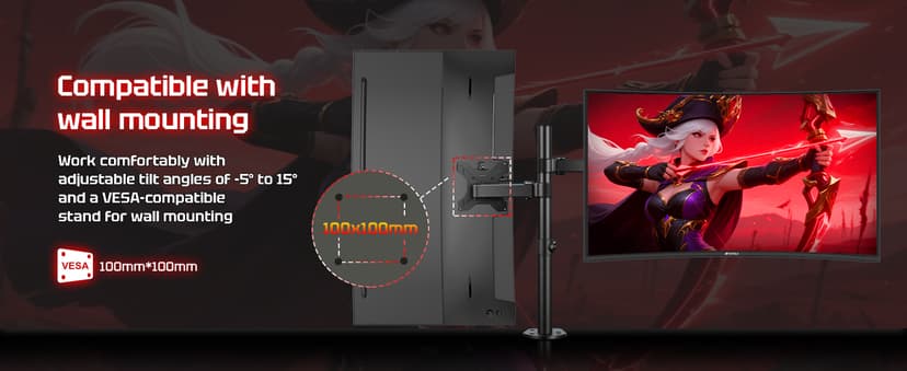 SANSUI 27 Inch WQHD 2560X1440 Curved Gaming Monitor, 180Hz MPRT 1ms Computer Monitor,HDMI2.0 * 2, DP1.2 * 2, Freesync, Curved 1500R, 5000:1 Contrast Ratio, 120% sRGB,HDR(ES-G27C1Q DP Cable Included)