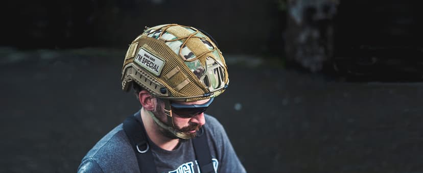 OneTigris Helmet Cover, Tactical Fast Cloth for Ops-Core Fast PJ Helmet in Size M/L, OneTigris PJ Airsoft Cover in Size M/L