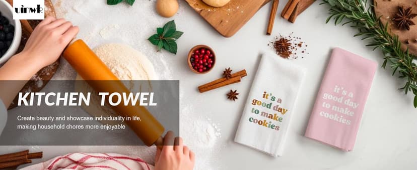 Baking Gifts Kitchen Towels, Gifts for Bakers Cookie Lovers Cooks Dish Tea Towel for Kitchen Baking, It's a Good Day to Make Cookies Hand Towels, 16x24 B0CSCGQB3Q