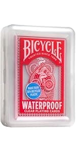 Bicycle Jumbo Index Playing Cards , 2 Pack Large Print Poker Size Deck of Cards for Easy Reading, Family Card Games, and Casino Play
