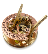 OakiWay Anniversary Sundial Compass Gift for Him or Her - Unique Gift Ideas for Husband or Wife, Men Wedding Anniversary 50th 40th 25th 20th Year Celebration, Gift Card Included