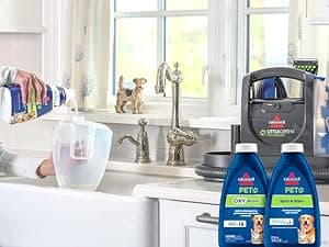 Bissell Little Green Pet Deluxe Portable Carpet Cleaner and Car/Auto Detailer, 3353, Gray/Blue