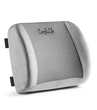 ComfiLife Foot Rest for Under Desk at Work – Adjustable Desk FootRest for Office Chair, Gaming Accessories – Ergonomic Teardrop Design for Back, Hip & Leg Pain Relief – 100% Memory Foam (Gray)