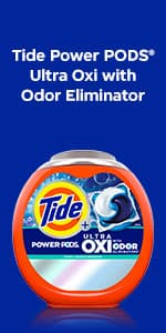 Tide Power PODS White Laundry Detergent Pacs, 45 Count, Brilliant Whitening + Color Protect