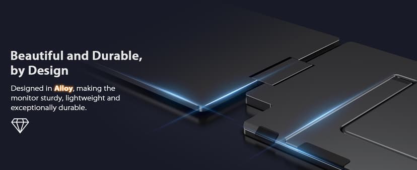 KYY 15.6" Laptop Screen Extender, 1080P FHD IPS Portable Monitor, One Cable USB-C Triple Monitor, Dual Travel Screen for 12"-17'' Laptops, 360° Rotation & Kickstand,X90D (Driver Need)