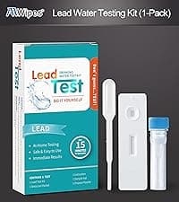 AAwipes Aquarium Ammonia Test Strips 8-in-1 |25 Strips | Quick & Accurate Water Testing Test pH, Carbonate, Alkalinity, Hardness, Chlorine, Nitrite, etc. (K02-25)