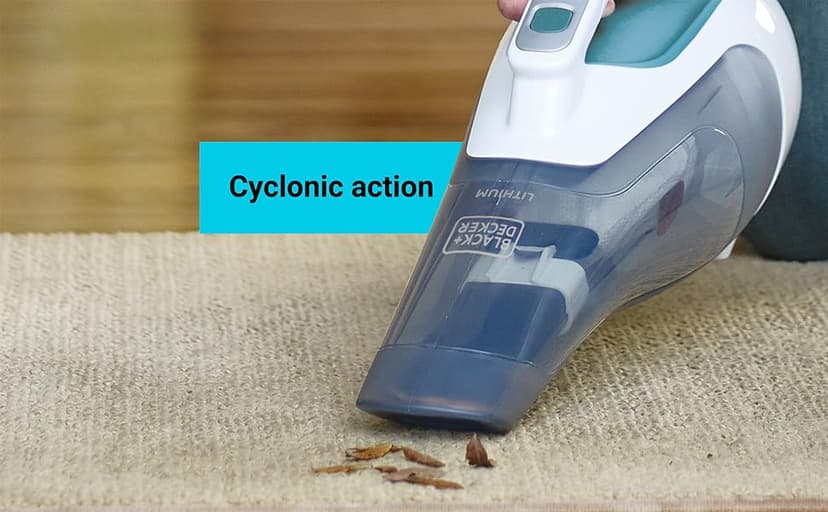 BLACK+DECKER dustbuster Cordless Handheld Vacuum, Portable Vacuum for Car and Home Rechargeable, Powerful Suction, Wide Mouth (HHVI315JO42)