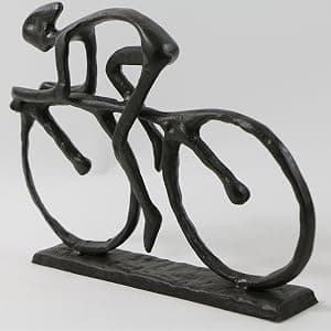 Cast Iron Art Sculpture Home Decoration Statue for The Bicycle Enthusiast Metal Figurine Art Home Décor for Runner Sportsman Cyclist Bicycle Enthusiast (4# Cyclist) B07QDYFNB8