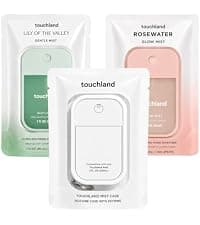 TSA ready Power Mist with skincare benefits. Velvet Peach, Berry Bliss and Wild Watermelon. Touchland Juicy Trio Hydrating Hand Sanitizer Spray Set Travel Size B09YT2H35S