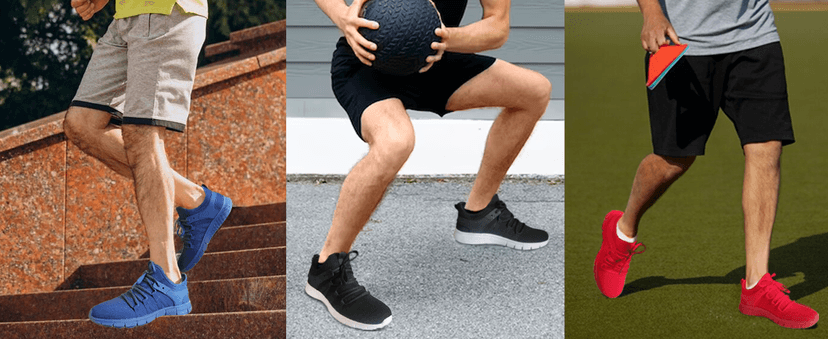 INZCOU Running Shoes Lightweight Tennis Shoes Non Slip Gym Workout Shoes Breathable Mesh Walking Sneakers