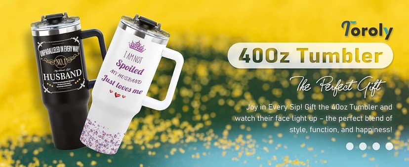 Gifts for Wife from Husband - Anniversary Wedding Gifts for Women - Mothers Day Christmas Tumbler Gift for Wife - Birthday Present for wifey - Valentines Day Gift for Her - to My Wife's 40 Oz Tumbler