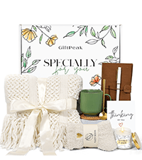 Gifts for Women, Get Well Soon Gifts for Women, Sympathy Care Baskets, Thinking of You Care Package, Self Care Gifts, After Surgery Feel Better Gifts Blanket (Khaki) B0CQ4N6YN6