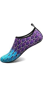Water Shoes for Women Men Quick-Dry Aqua Socks Swim Beach Outfits Barefoot Yoga Exercise Wear Sport Accessories Pool Camping Must Haves River Hiking Adult Youth Size