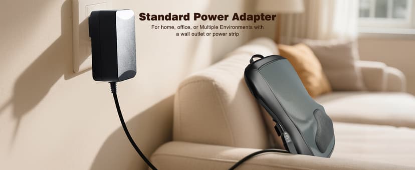 Shiatsu Back Massager with Heat : Up and Down Rolling Massage - Electric Back Massager for Pain Relief Deep Tissue - Heated Lower Back Massager for Office, Home Use