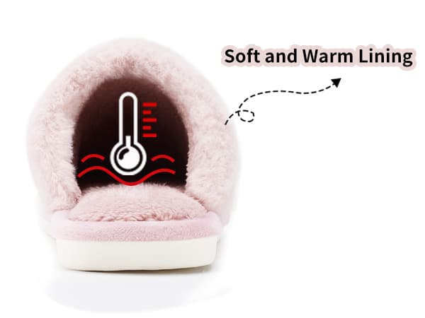 Cozy Slippers for Women Indoor and Outdoor Fuzzy House Shoes with Memory Foam Anti-Skid Sole Gifts for Women Mom Ladies