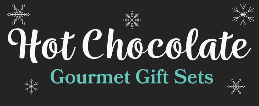 Hot Cocoa Bar Kit by Happy Packs, Includes Hot Cocoa Mix, Mini Marshmallows, Crushed Peppermint Candy, Chocolate Chips, White Chocolate Chips & Christmas Sprinkles, Premium Hot Chocolate Gift Sets