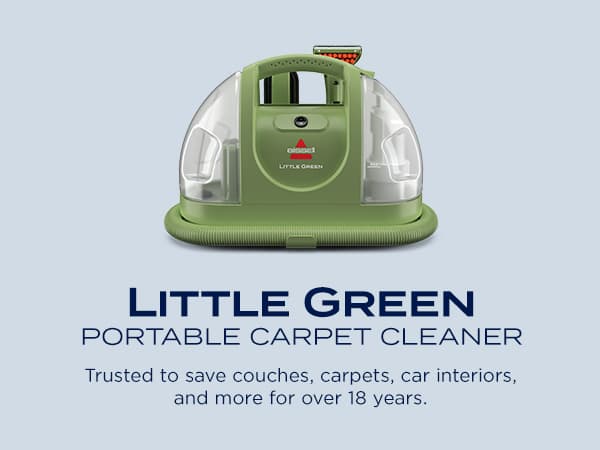BISSELL Little Green Multi-Purpose Portable Carpet and Upholstery Cleaner, Car and Auto Detailer, with Exclusive Specialty Tools, Green, 1400B