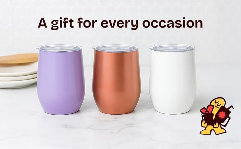 KLUBI 50th Birthday Gifts for Women Funny - 12 Ounce 21 with 29 years Experience Wine Glass 50th Birthday Gifts for Her, 50 Year Old Gift, 1975 Birthday Gifts For Women Turning 50