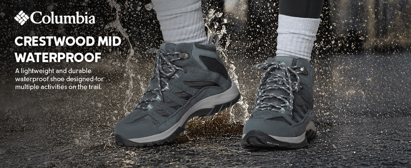 Columbia Women's Crestwood Mid Waterproof Hiking Boots