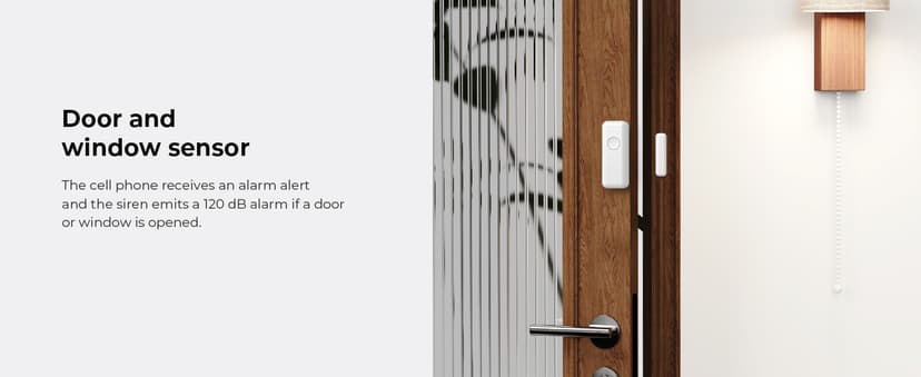 PGST WiFi Wireless Home Alarm System - 2025 Home Security System, 10-Minute Installation, 4 Door & Window Sensors + 2 Motion Sensors, APP Remote Control, Compatible with Alexa, No Monthly Fee