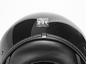 Yesmotor 3/4 Motorcycle Helmets Retro Open Face Vespa Scooters Helmet with Clear Visor for Men and Women- DOT Approved