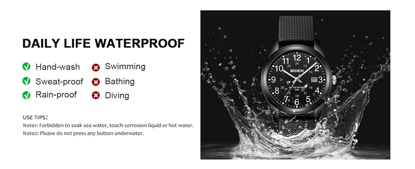 LN LENQIN Mens Watches Analog Quartz Sports Unisex 30M Waterproof Nurse Watch for Men Women Medical Professionals Military Time with Second Hand Glowing Easy to Read Dial