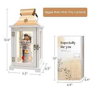 Wedding Anniversary Lantern Gift for Couple Wife Women Her Husband, Best Anniversary Wedding Gift for Couple Wife Parents 1st, 5th, 25th, 50th