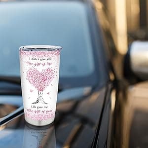 ZANIION Daughter In Law Gift Tumbler 20oz 1PC, Thoughtful Gifts Ideas For Daughter-In-Law From Mother-In-Law Mug, Best Christmas Mothers Day Weeding Decoration Present For Future Son'S Wife Coffee Cup