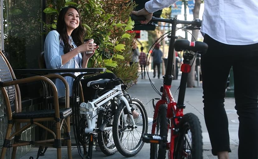ZiZZO Campo 20 inch Folding Bike with 7-Speed, Adjustable Stem, Light Weight Frame