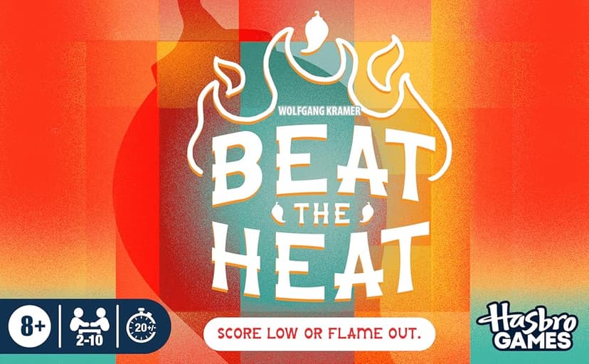 Beat The Heat Game | Family Party Card Game for Kids and Adults | Ages 8+ | 2 to 10 Players | 20 Mins. | Easy to Learn Strategy Card Games for Groups