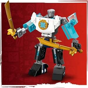 LEGO NINJAGO Zane's Battle Suit Mech Ninja Toy - Building Toy for Pretend Play for Kids, Boys and Girls, Ages 6+ - with 3 Minifigures - Gift Idea for Birthdays - 71827 B0DJ17CR8W